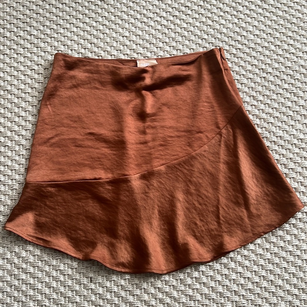 Sage + Paige Satin Skirt & OS Sweater - Picture 6 of 9